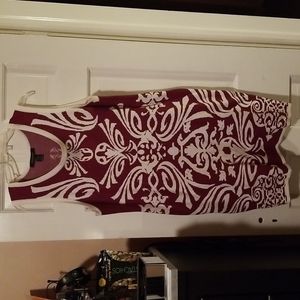 Raylon burgundy dress